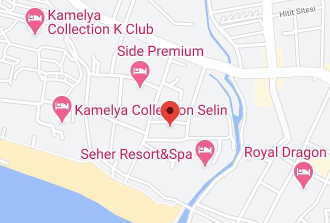 Manavgat - Monachus Hotel & Spa Maps