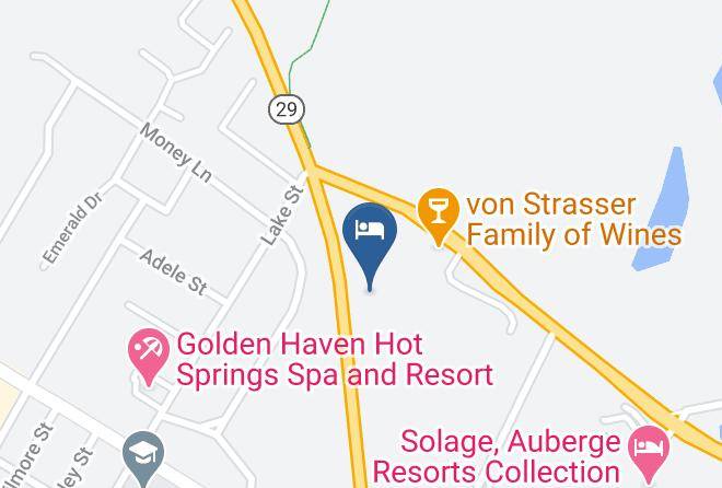 Napa - Calistoga Motor Lodge And Spa Maps