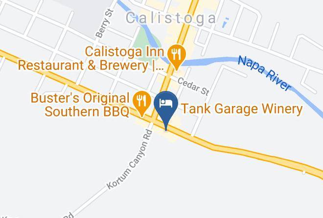 Napa - Calistoga Wine Way Inn Maps