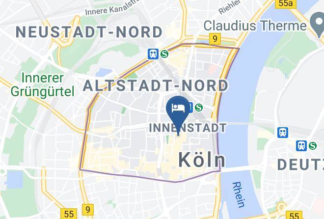 Cologne - Callas Hotel Am Dom Koln Maps