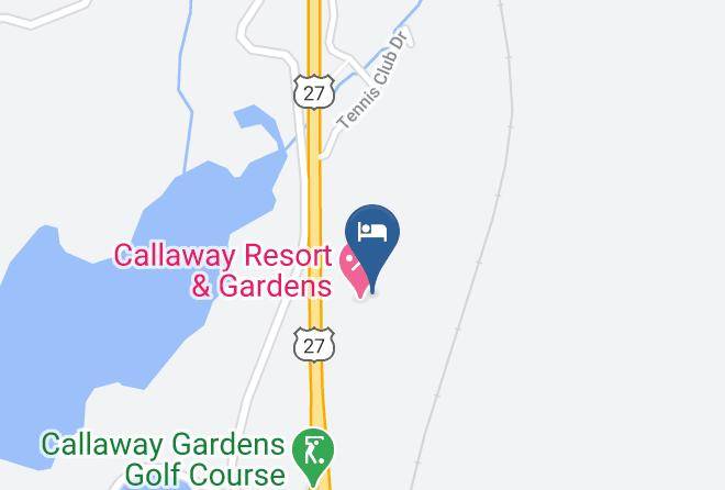 Callaway Gardens' Mountain Creek Inn Map