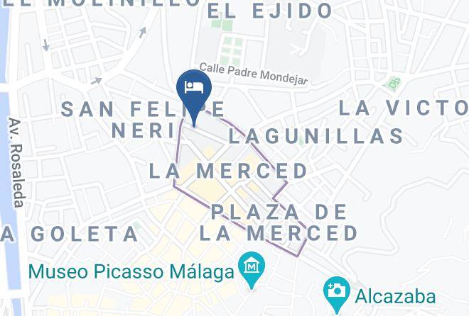 Malaga - Calle Jinetes 23 Maps