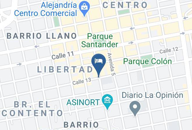 Cucuta - Calle Trece Hotel Maps
