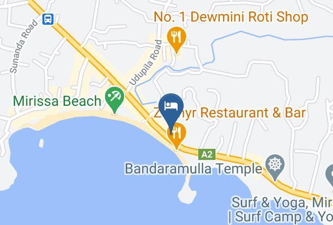 Galle - Calluna Hotel Mirissa Maps