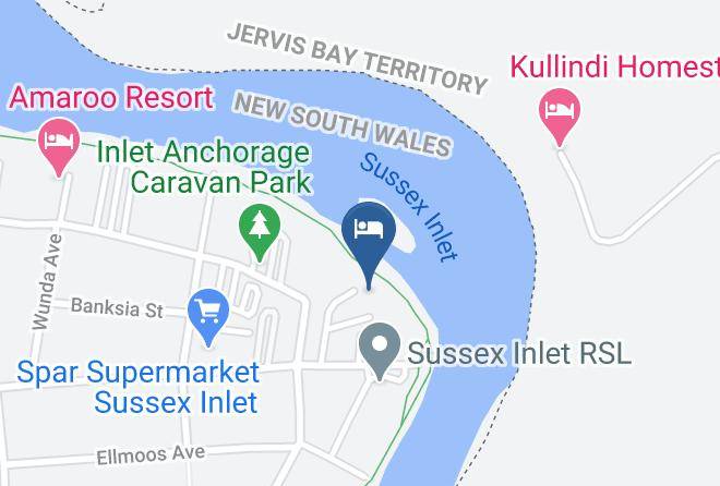 Shoalhaven - Calm Waters Waterfront Sussex Inlet South Coast Holiday Retreats Maps