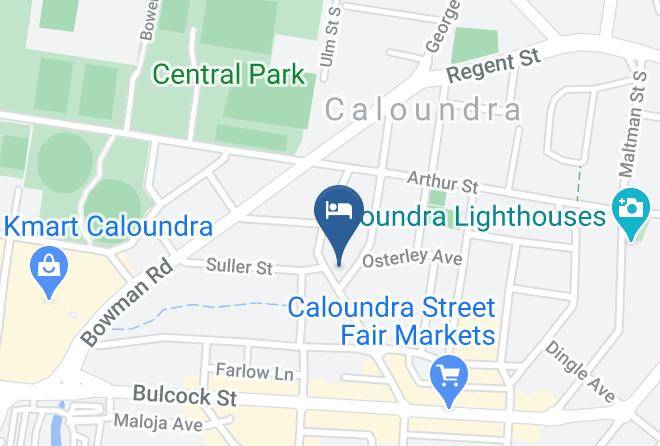 Sunshine Coast - Caloundra City Centre Motel Maps