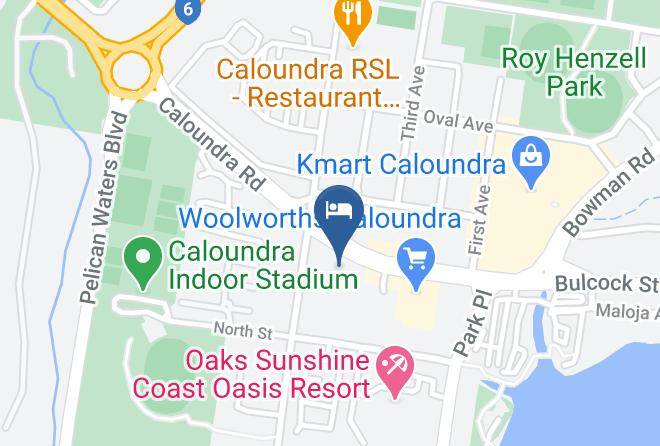 Sunshine Coast - Caloundra Motel Maps