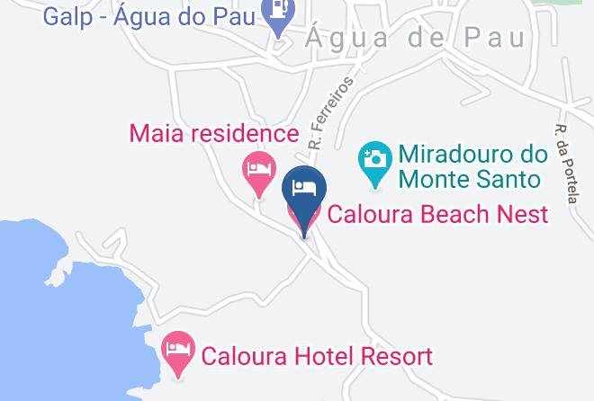 Lagoa - Caloura Beach Nest Maps
