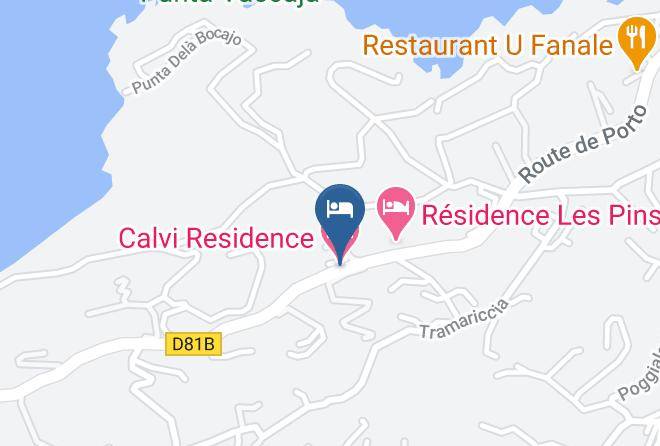 Northernsica - Calvi Residence Maps