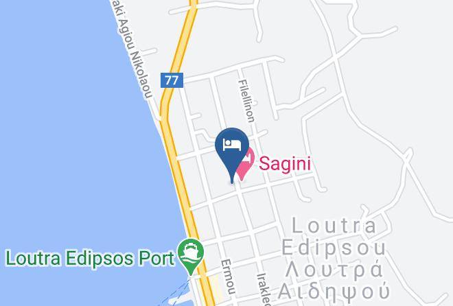 Calypso Beach Hotel Map