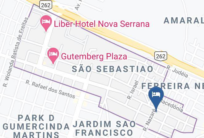 Nova Serrana - Calypso Hotel Em Nova Serrana Maps