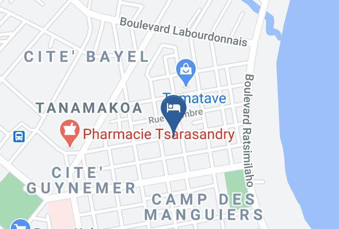 Toamasina I - Calypso Hotel & Spa Maps