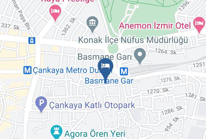 Konak - Cam Palas Otel Maps