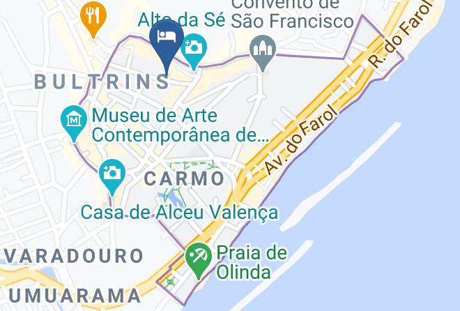 Olinda - Cama E Cafe Olinda Bed And Breakfast Maps