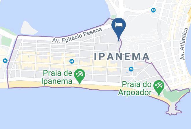 Rio De Janeiro Ipanema - Cama E Cafe Rio Maps