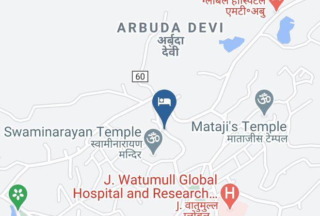 Mount Abu - Cama Rajputana Club Resort Maps