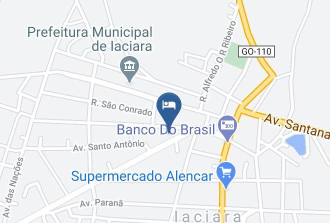 Iaciara - Camargos Hotel Maps