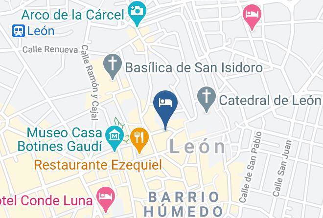 Leon - Camarote Hotel Maps