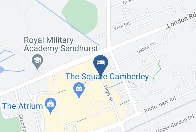 Surrey - Camberely High Street Maps
