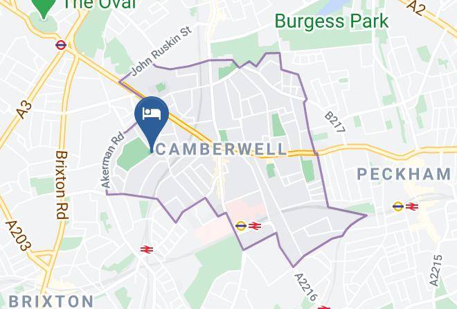 London - Camberwell Homestay Maps