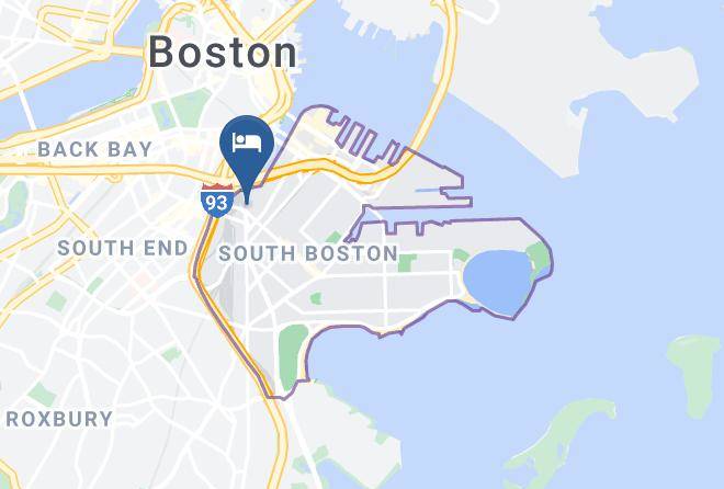 Cambria Hotel Boston Downtown South Boston Map