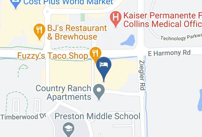 Larimer - Cambria Hotel Ft Collins Maps