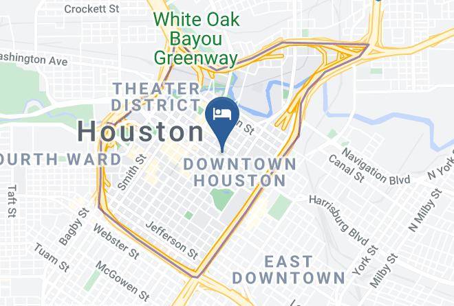 Cambria Hotel Houston Downtown Convention Center Map