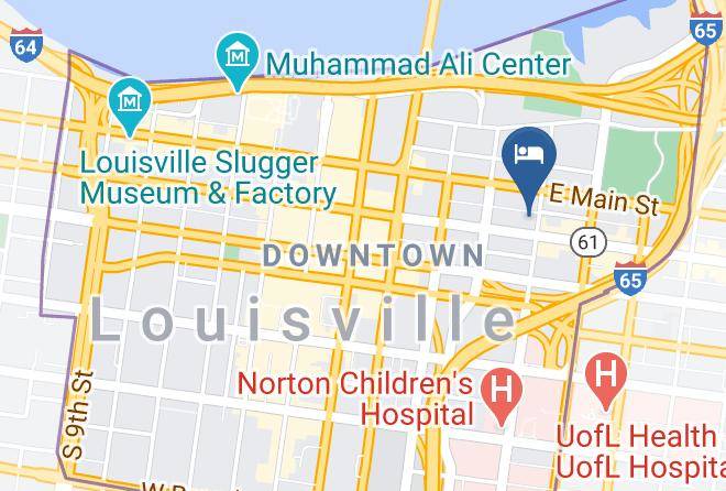 Jefferson - Cambria Hotel Louisville Downtown Whiskey Row Maps