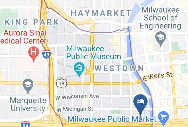 Milwaukee - Cambria Hotel Milwaukee Downtown Maps