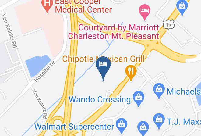 Charleston - Cambria Hotel Mount Pleasant Charleston Maps