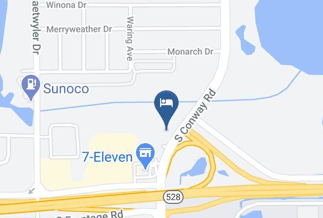 Orange - Cambria Hotel Orlando Airport Maps
