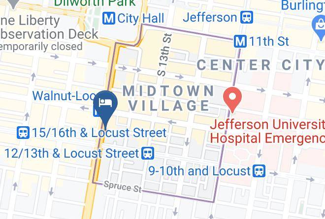 Philadelphia - Cambria Hotel Philadelphia Downtown Center City Maps