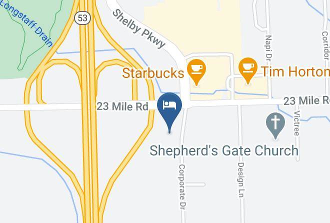Macomb County Utica Area - Cambria Hotel Shelby Township Detroit Maps