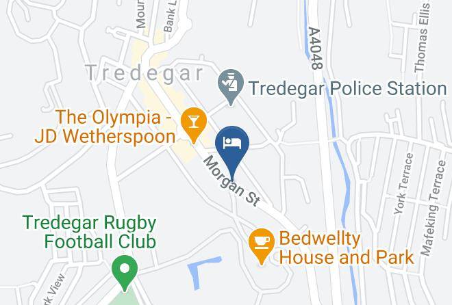 Blaenau Gwent - Tredegar Arms Hotel & Restaurant Maps