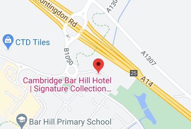 Cambridgeshire - Cambridge Bar Hill Hotel Signature Collection By Best Western Maps