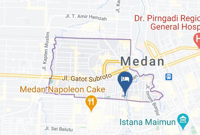 Kota Medan - Cambridge Hotel Medan Maps
