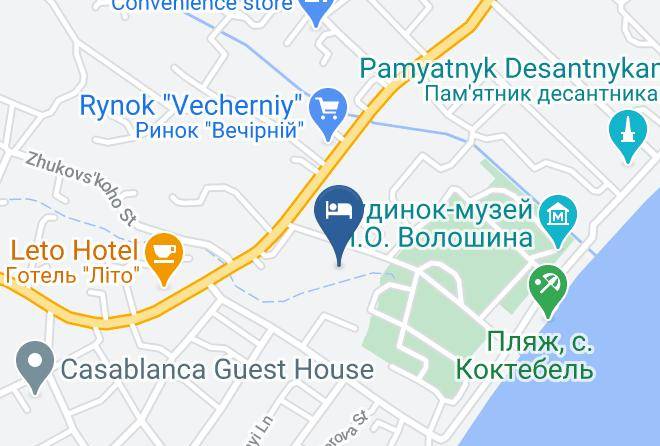 Feodosiya - Camelia Kafa Hotel Maps