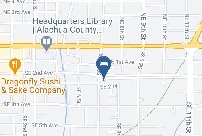 Alachua - Camellia Rose Inn Maps
