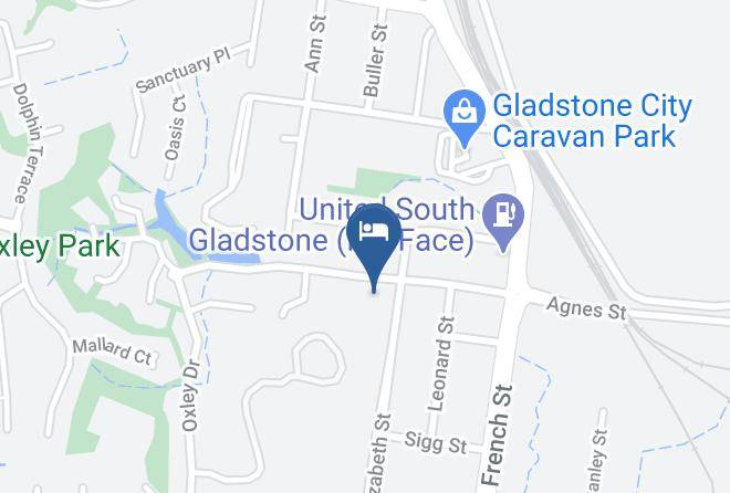 Gladstone - Camelot Motel Maps