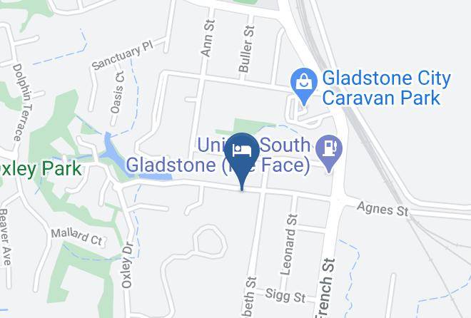 Gladstone - Camelot Motel & Licenced Restaurant Maps