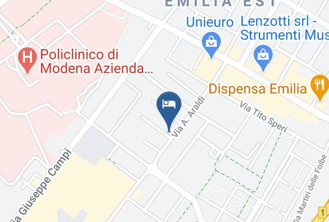 Modena - Camera Doppia Tripla A Montale Rangone Maps
