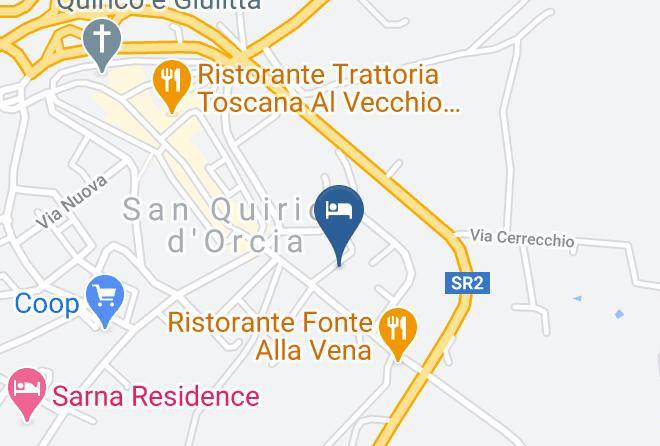Siena - Camera La Margherita Maps
