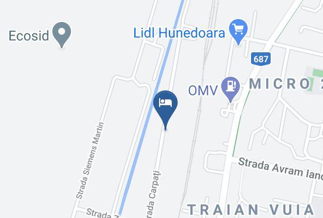 Hunedoara - Camere De Inchiriat Carpati Maps