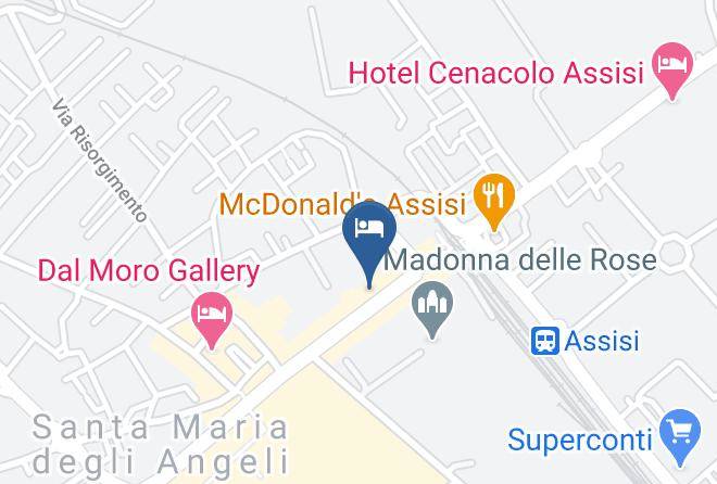 Perugia - Camere Il Cantico Maps