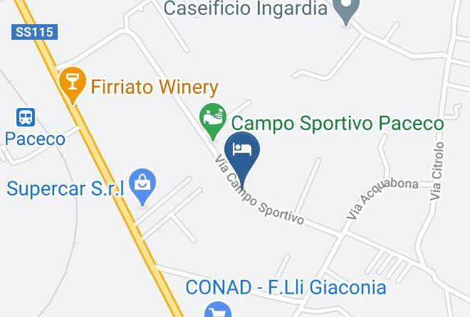 Trapani - Camere La Piazza Maps