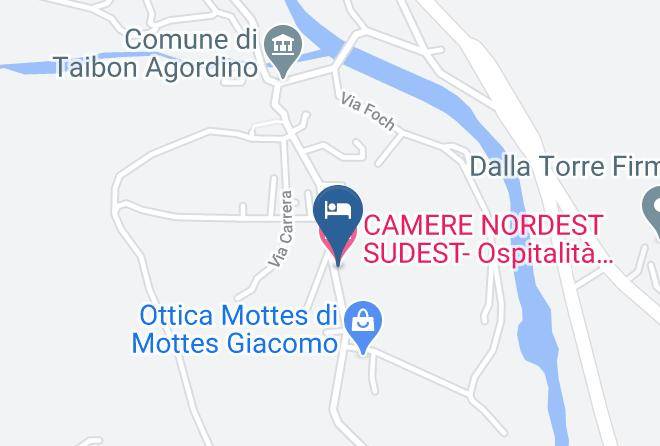 Belluno - Camere Nordest Sudest Ospitalita Diffusa Conca Agordina Maps