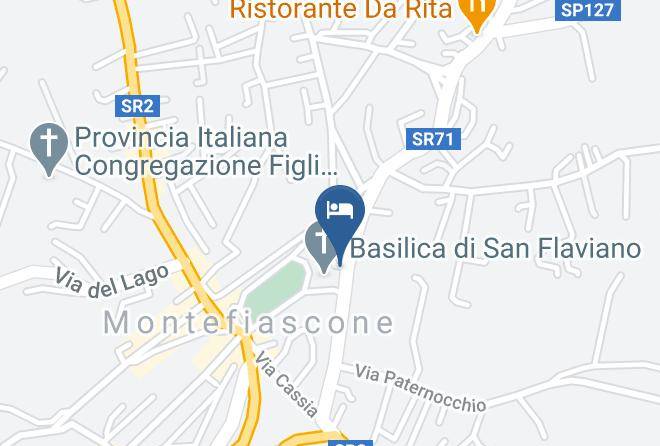 Viterbo - Camere San Flaviano Maps