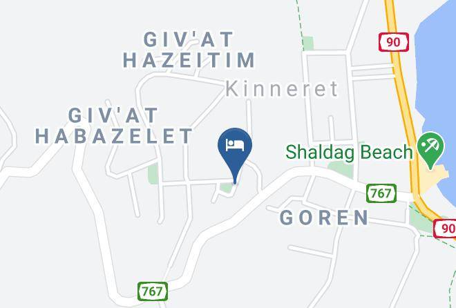 Kinneret Moshava - Camila Resort Maps
