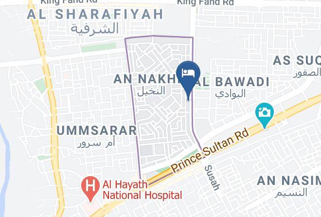 Khamis Mushait - Camillia Suites Hotel Maps