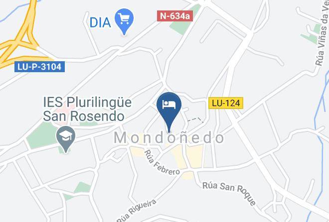 Lugo - Camino De Estrellas Hotel Mondonedo Maps